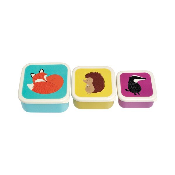 Set 3 recipiente pentru gustare Rex London Rusty And Friends-image-2