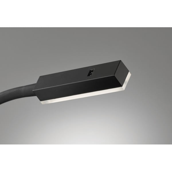 Spot negru LED cu intensitate reglabilă din metal Raik – Fischer & Honsel-image-4