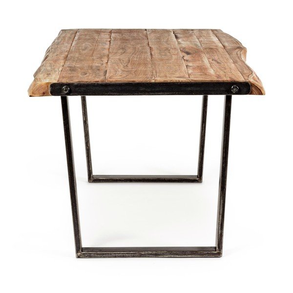 Masă de dining cu blat din lemn de acacia 90x180 cm Elmer – Bizzotto-image-4