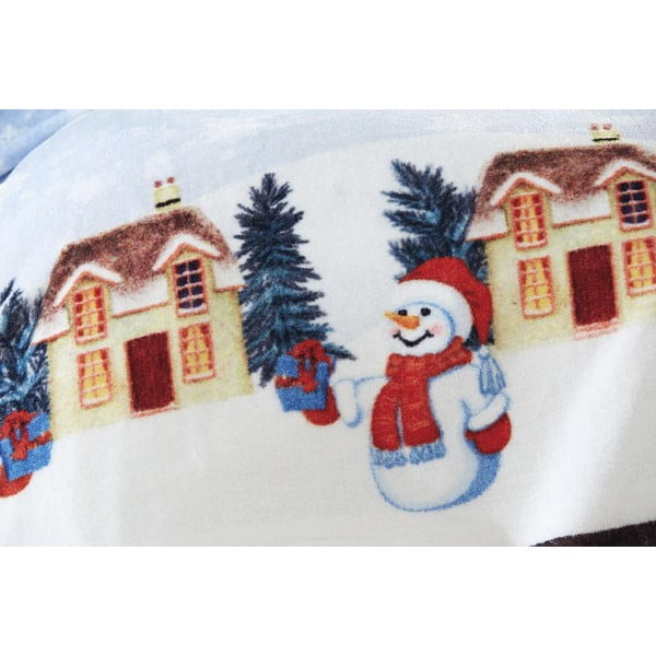 Pătură din amestec de bumbac 150x200 cm  cu model de Crăciun – Mila Home-image-2