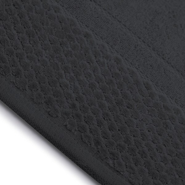 Prosoape de baie negre 3 buc. din bumbac din frotir Rubrum – Restilo-image-1