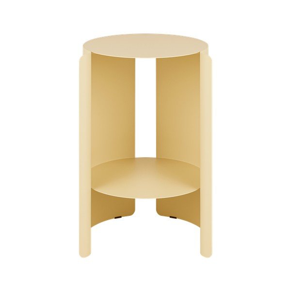 Măsuță auxiliară rotundă din oțel ø 32 cm Wa – noo.ma