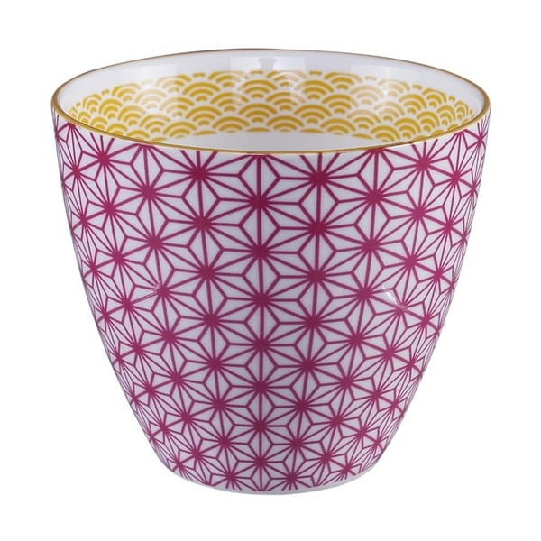 Ceașcă pentru ceai Tokyo Design Studio Star/Wave, 350 ml, alb-roz