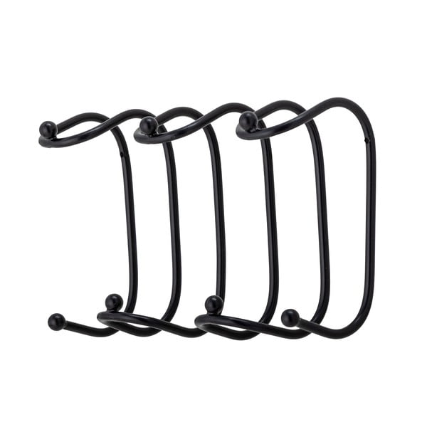 Cuier de perete negru din metal Maltha – Bloomingville-image-1