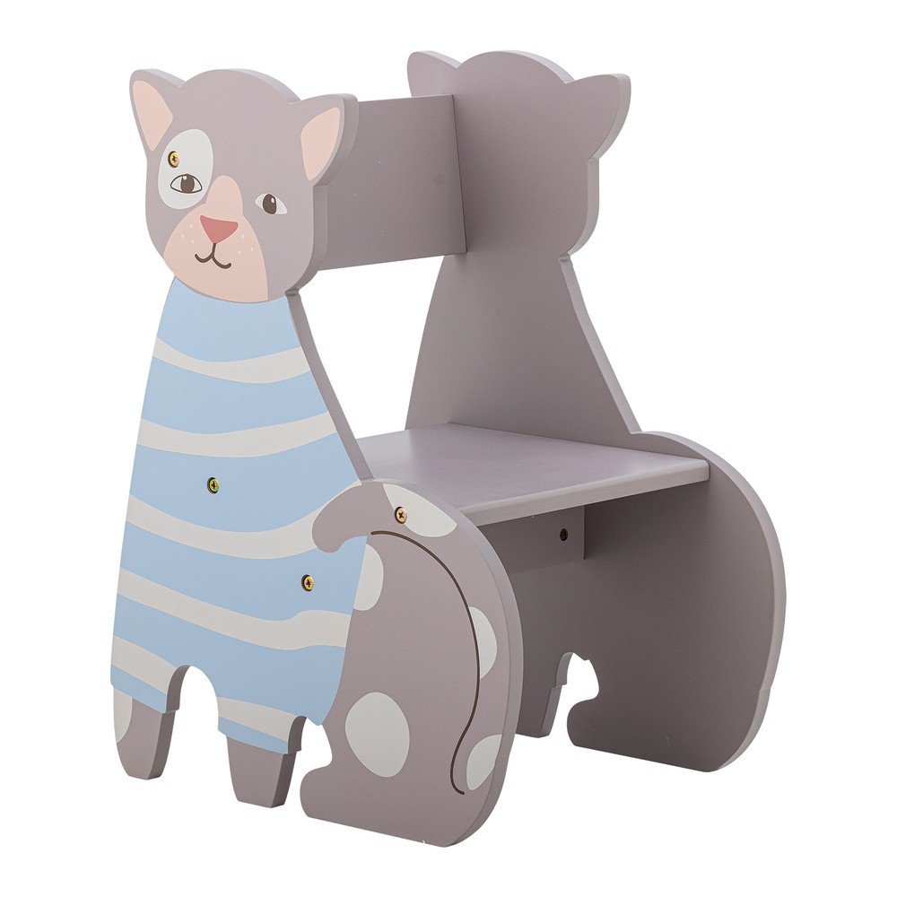 Scaun de copii albastru deschis/gri Mille – Bloomingville Mini