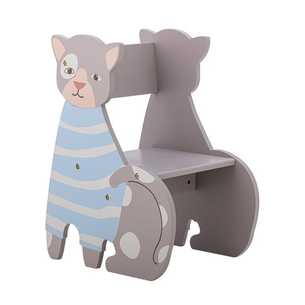 Scaun de copii albastru deschis/gri Mille – Bloomingville Mini