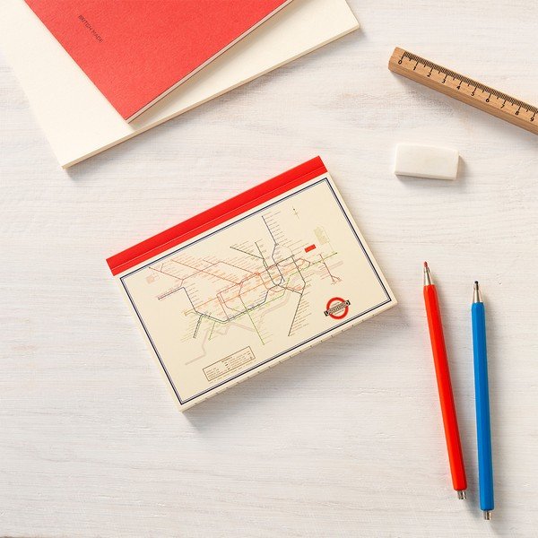 Carnețel 60 pag. A6 Heritage Tube Map – Rex London-image-1