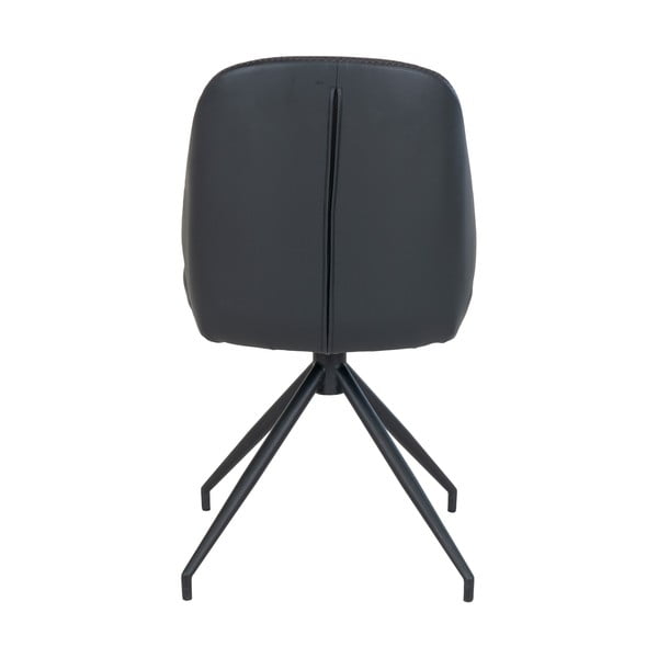 Scaune de dining negre 2 buc. Monte – House Nordic-image-4