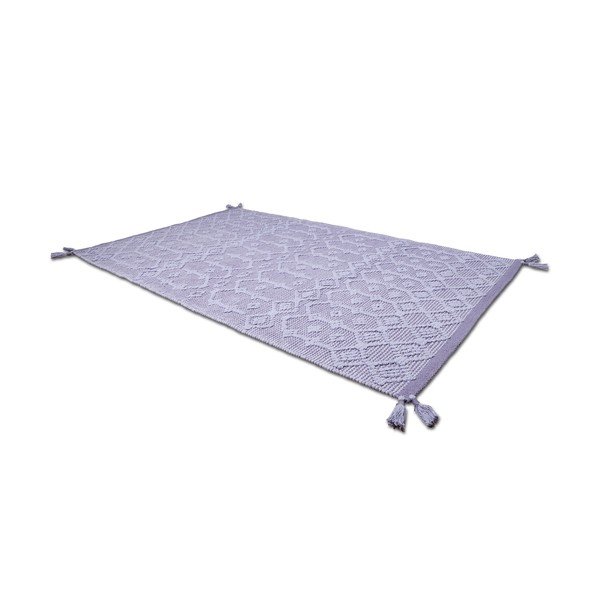 Covor din bumbac lucrat manual Nattiot Blonder, 110 x 170 cm, gri-image-2