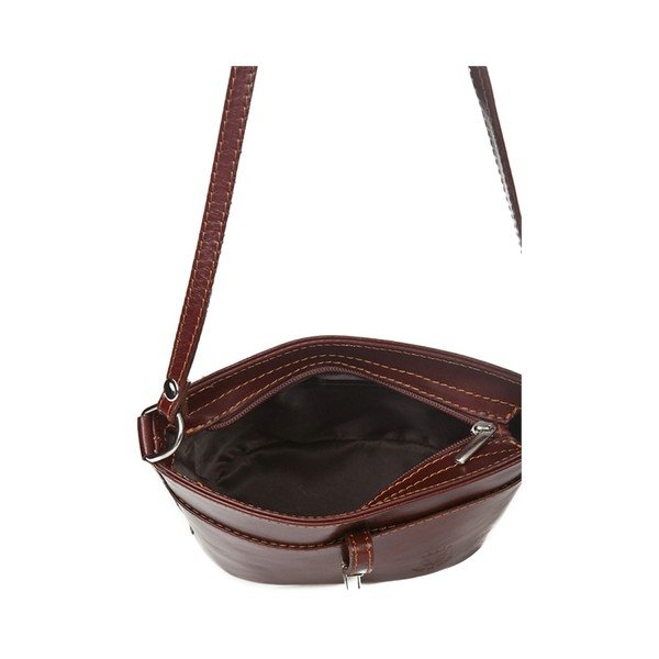 Geantă din piele Markese Cruha, maro -image-2