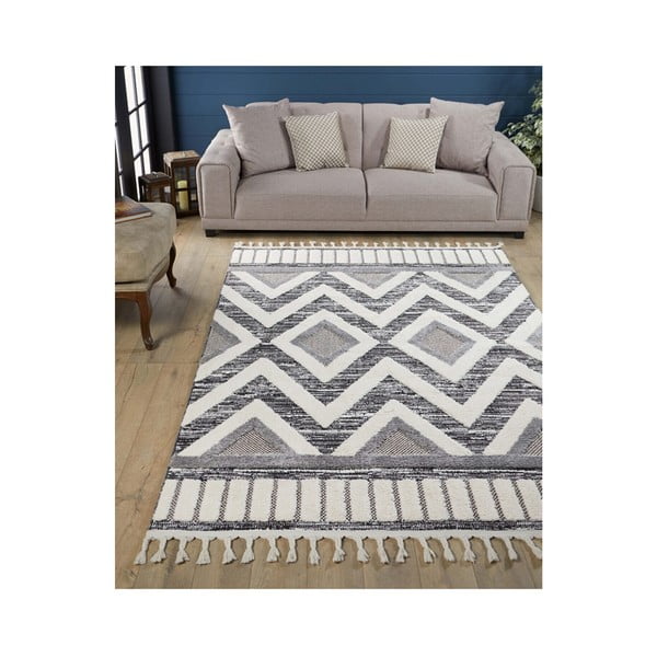 Covor gri 230x160 cm Shaggy - Mila Home-image-1