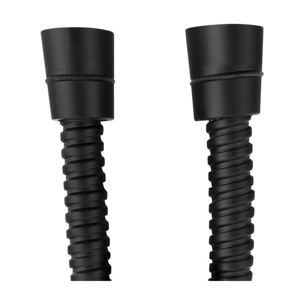 Furtun de duș negru mat din oțel inoxidabil Powerflex – Sapho-image-1