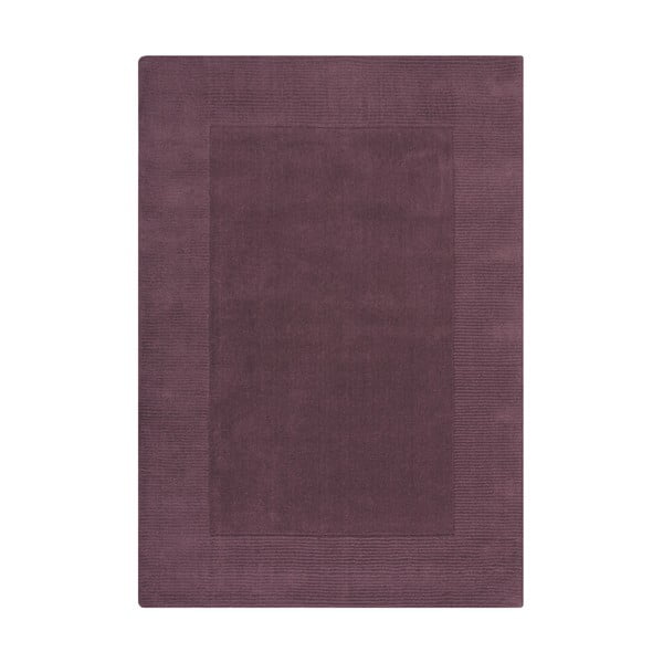 Covor violet handmade din lână 120x170 cm Border – Flair Rugs