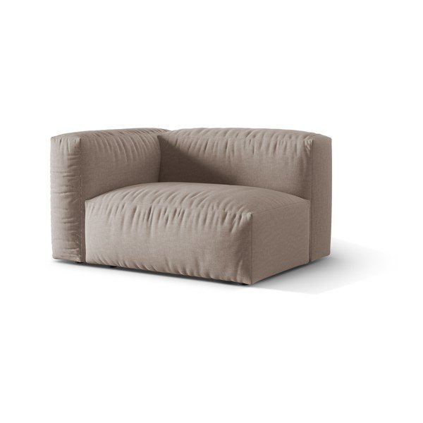 Modul pentru canapea modulară bej (cu colț pe partea stângă ) Martina – Micadoni Home-image-1