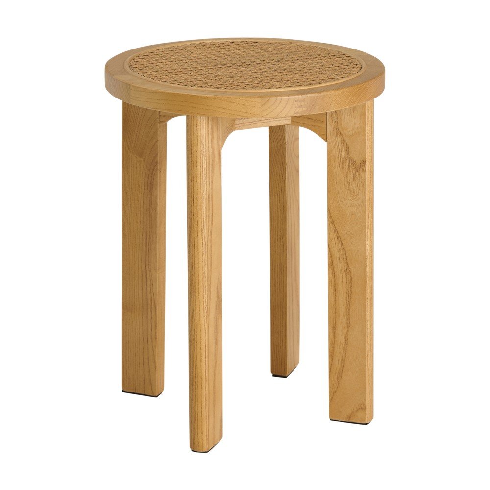 Scaun tip taburet în culoare naturală din ratan Callut – Ellos Home