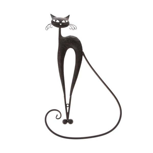 Decorațiune metalică în formă de pisică Dakls
