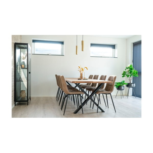 Masă de dining cu blat din lemn de stejar 95x240 cm Toulon – House Nordic-image-2