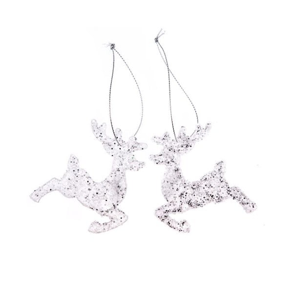 Ornamente de Crăciun 2 buc. din plastic 7 cm – Dakls