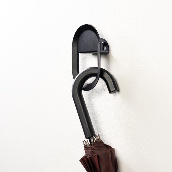 Cârlig negru de montat pe perete din oțel Coucou – Spinder Design-image-2