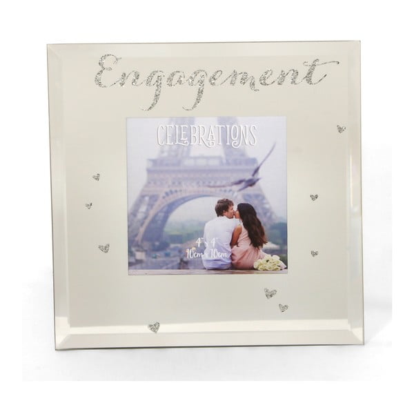 Ramă pentru fotografii Celebrations Engagement Sparkle, pentru fotografii 10 x 10 cm