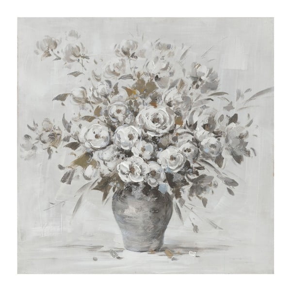 Tablou Ixia Flowers Vase, 80 x 80 cm