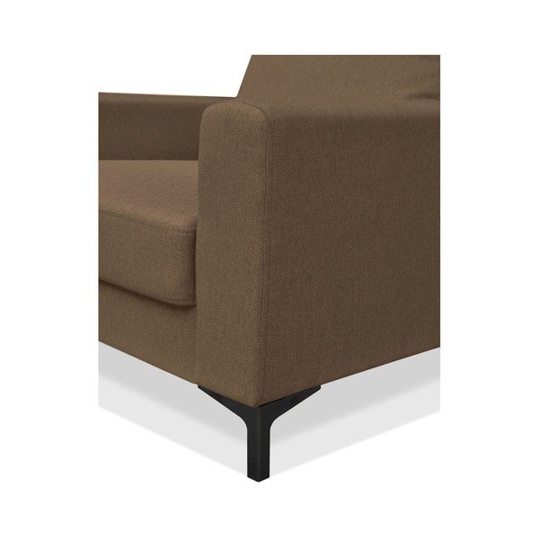 Canapea 2 locuri Cosmopolitan design Atlanta, maro deschis-image-3