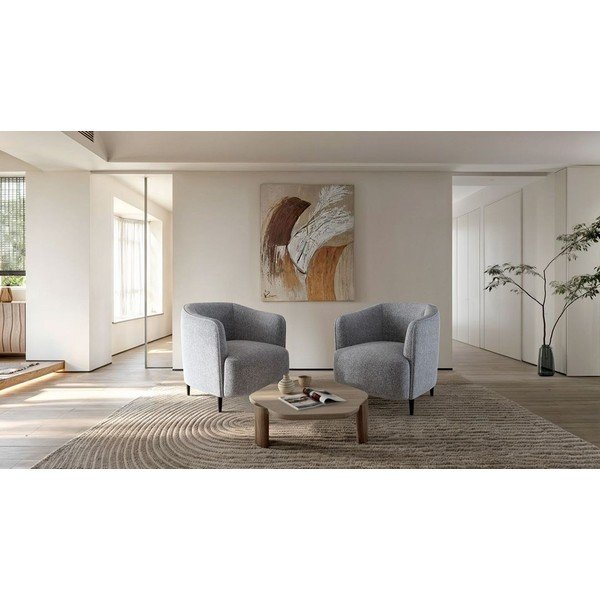 Fotoliu gri deschis Galbe – Ghado-image-1