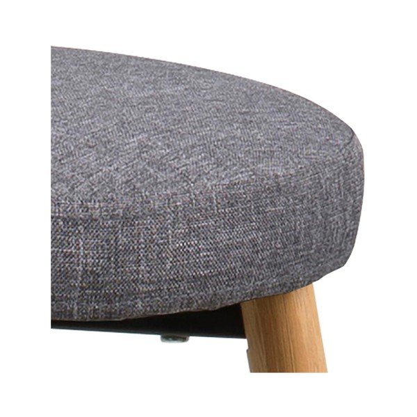 Scaun de bar Actona Hector Wood, gri-image-4