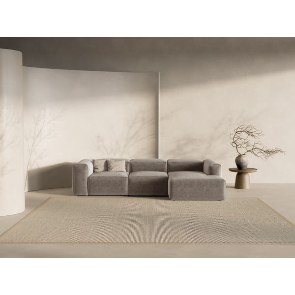 Colțar maro (cu colț pe partea dreaptă/cu șezlong) Bergamo – Cosmopolitan Design-image-1