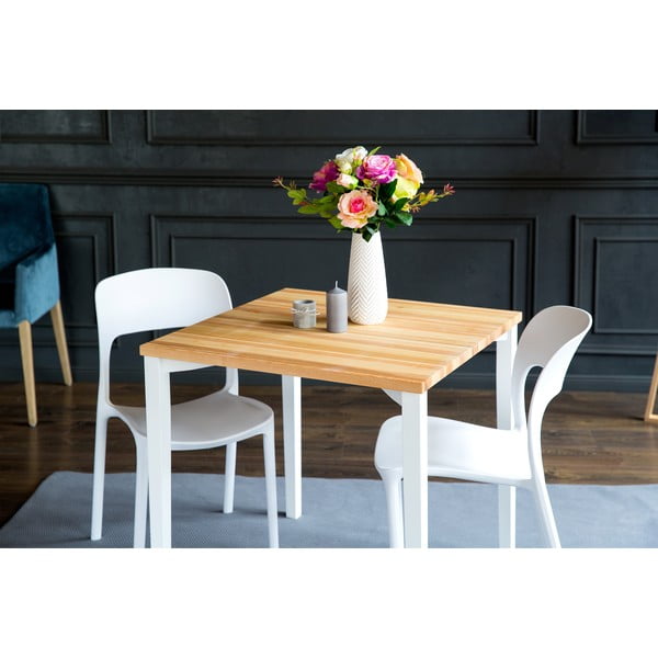 Masă Ragaba TRIVENTI, 80 x 80 cm, alb-image-3