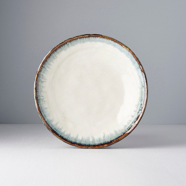 Farfurie adâncă din ceramică MIJ Aurora, ø 24 cm, alb-image-1