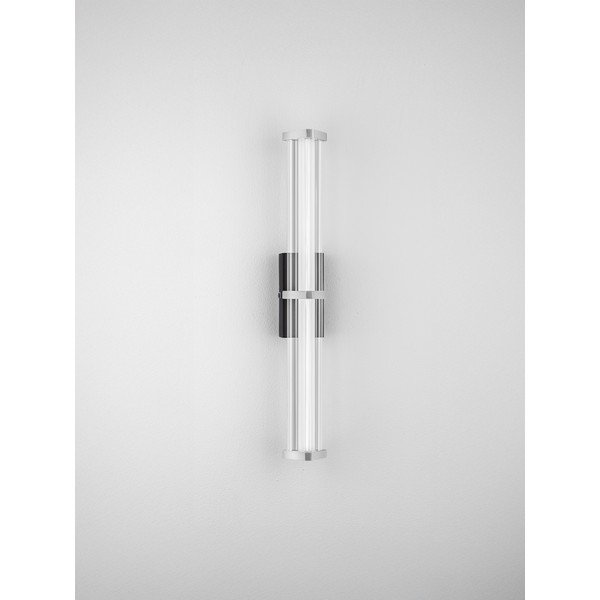Aplică de perete negru-mat/argintiu-mat LED cu intensitate reglabilă din metal Pheme – Nova Luce-image-4