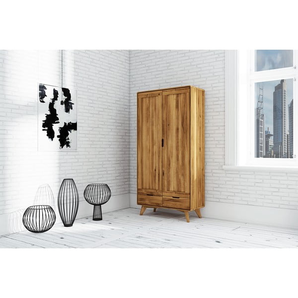 Dulap de stejar 90x180 cm Greg - The Beds-image-3