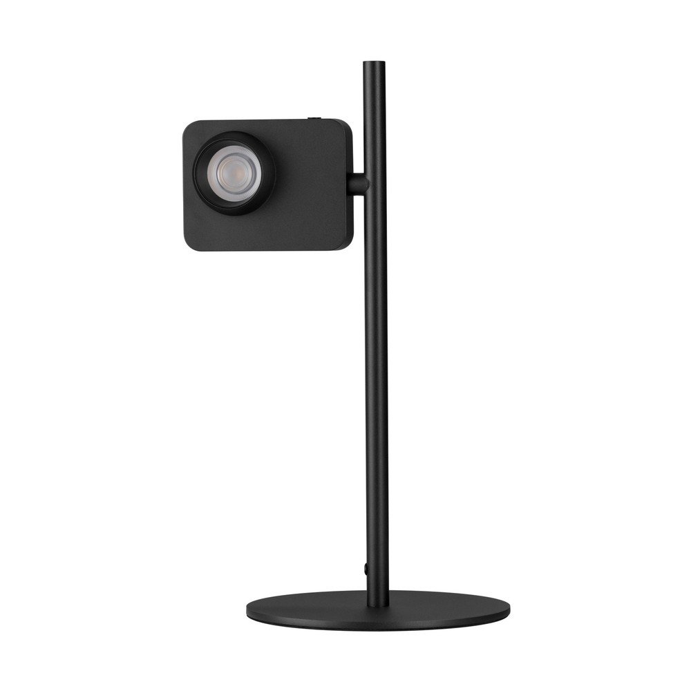 Veioză neagră LED cu structură flexibilă/cu intensitate reglabilă din aluminiu (înălțime 46 cm) Kedros – Nova Luce