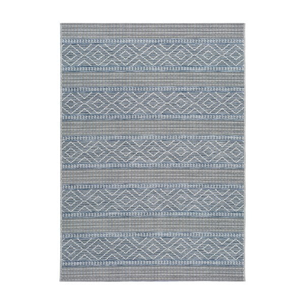 Covor pentru exterior Universal Cork Lines, 155 x 230 cm, albastru