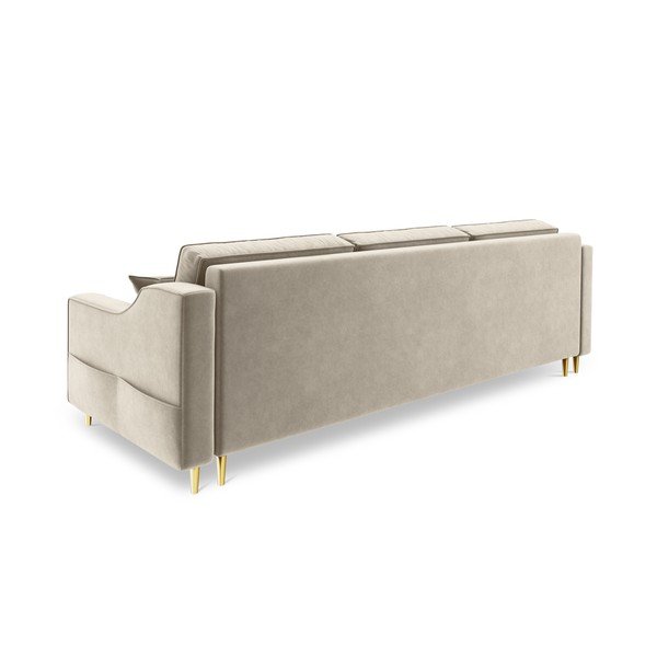 Canapea extensibilă cu 3 locuri Mazzini Sofas Marigold, bej-image-4