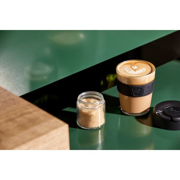 Cană de voiaj neagră 340 ml Brew Black M – KeepCup-image-1