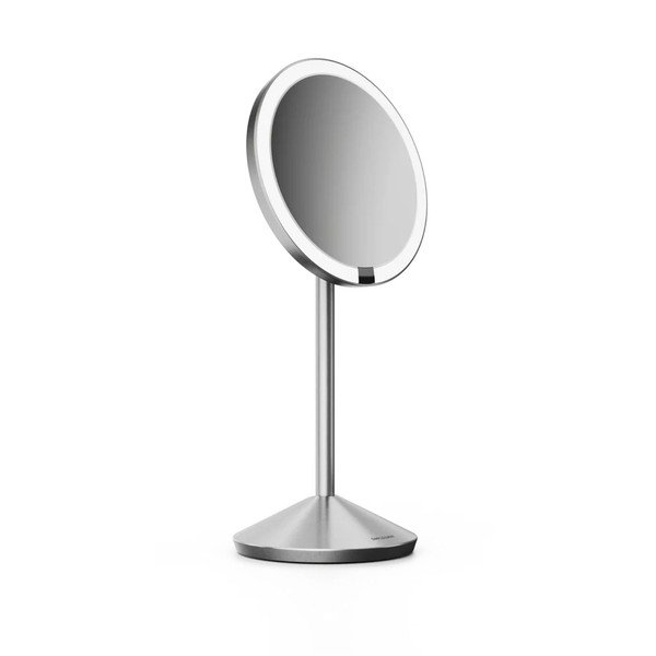 Oglindă cosmetică (mărire 5x) cu led/de mărire ø 12 cm – simplehuman-image-3