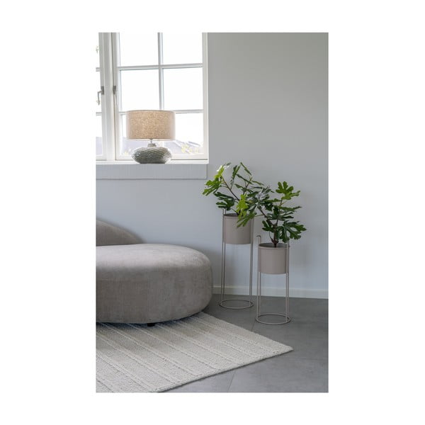 Ghivece decorative 2 buc. din metal ø 21,5 cm Rabo – House Nordic-image-2