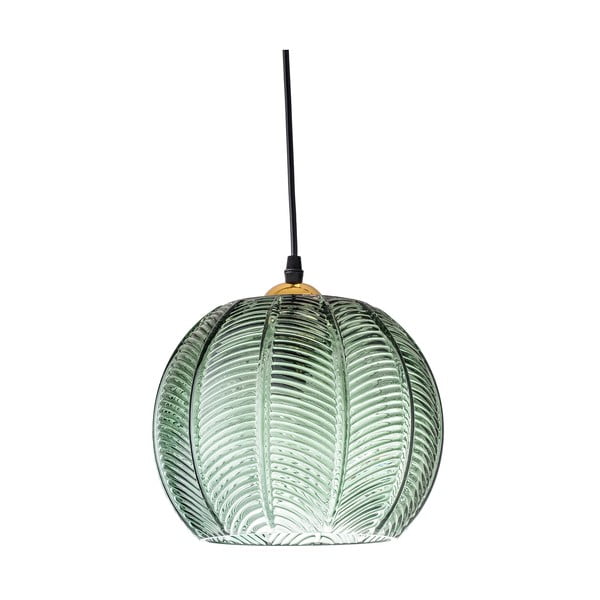 Lustră verde cu abajur din sticlă ø 22 cm Adar – Bloomingville-image-2