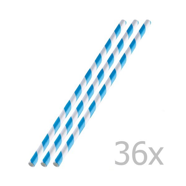 Set 36 paie din hârtie pentru băuturi Westmark, albastru