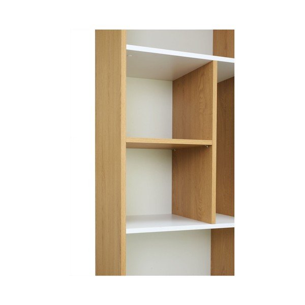 Bibliotecă cu picioare din lemn de stejar SKANDICA Elza-image-2
