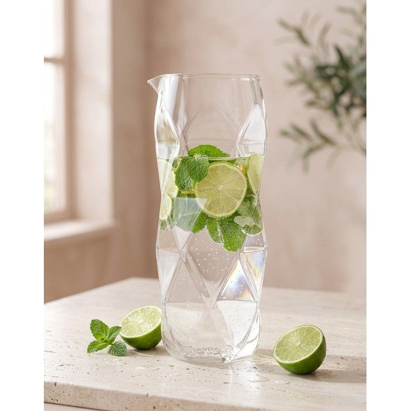 Carafă din sticlă 1 l Geo – Vialli Design-image-1