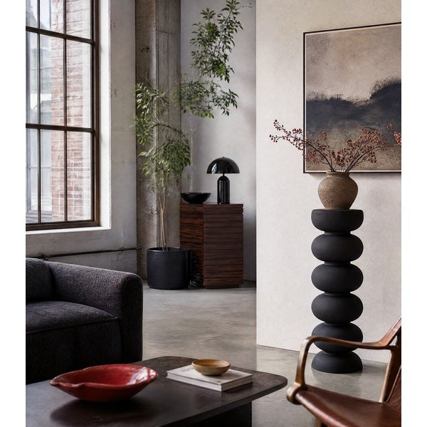 Măsuță auxiliară rotundă din metal ø 35 cm Kobodo – Light & Living-image-3