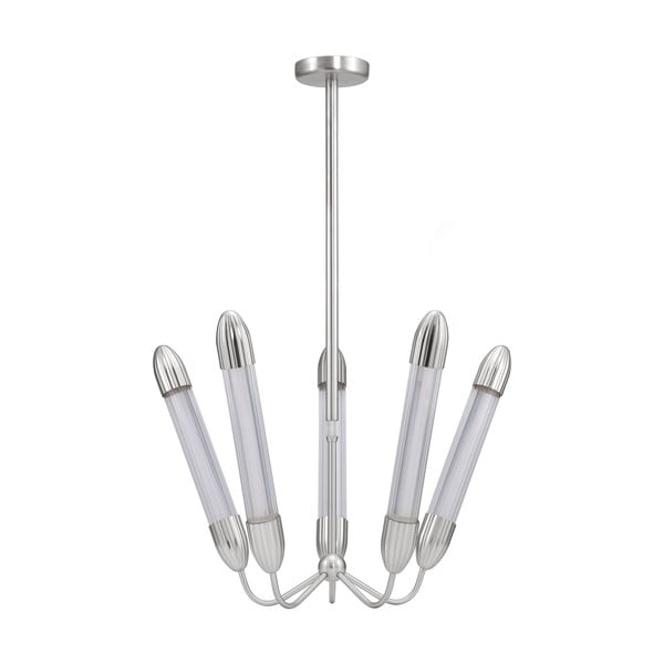 Lustră argintie din oțel cu abajur din sticlă ø 69 cm Lemon Squeeze – UMAGE-image-3