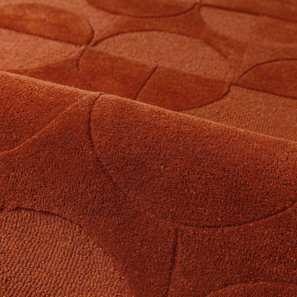 Covor teracotă țesut manual din lână 120x170 cm Gigi – Flair Rugs-image-2