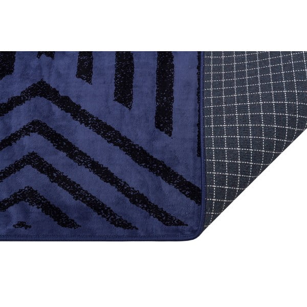 Covor albastru lavabil 200x100 cm - Vitaus-image-2