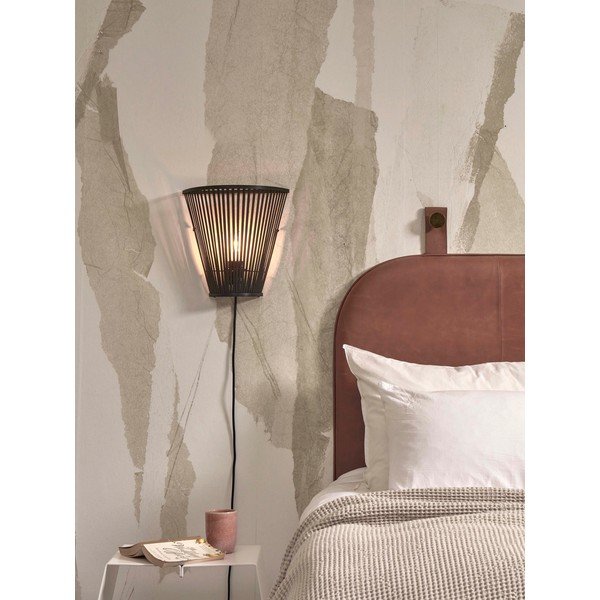 Aplică de perete neagră Merapi – Good&Mojo-image-1