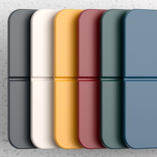 Set pentru hol gri antracit/maro cu aspect de lemn de stejar One More Look – UMAGE-image-1