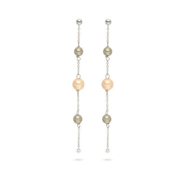Cercei cu perle Pearls Of London Elegance, 9 cm